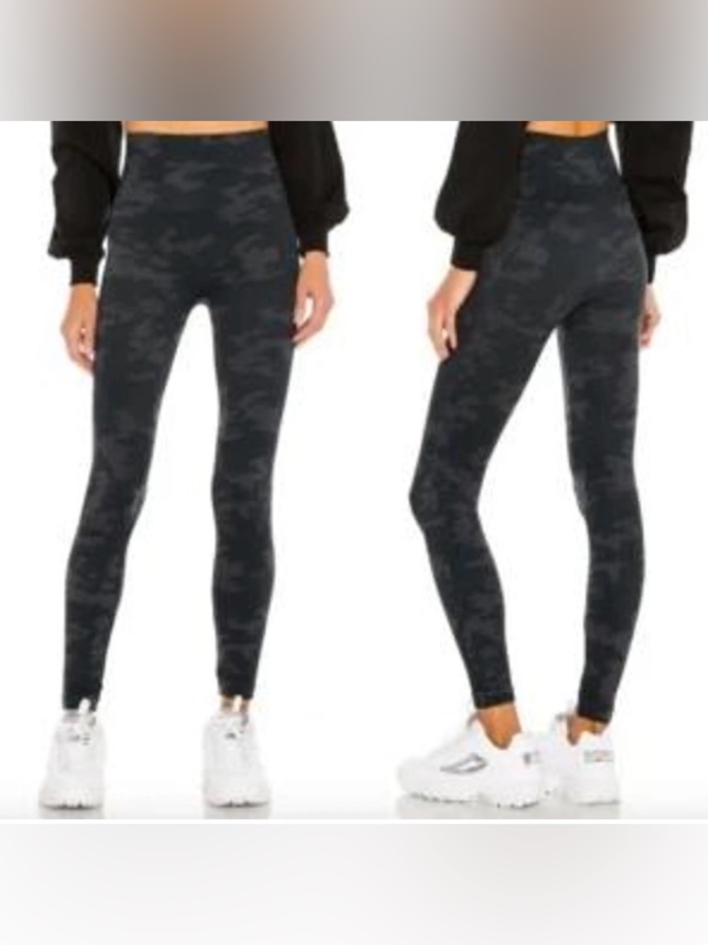 Bagatelle Seamless Camo Compression Leggings High Waist 7/8 | M